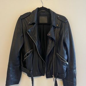 ALL SAINTS MOTO LEATHER JACKET
